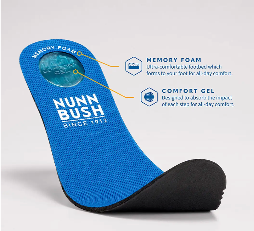 Nunn Bush Centro Flex Cap Toe Oxford Dress Shoes