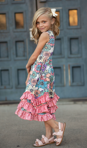 Girls' Kara Ruffle Spring Dress