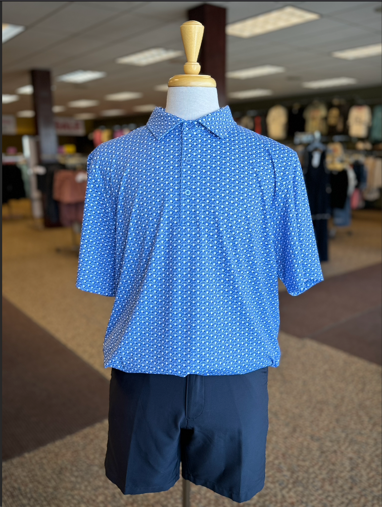 Mens' Dotted Golf Polo