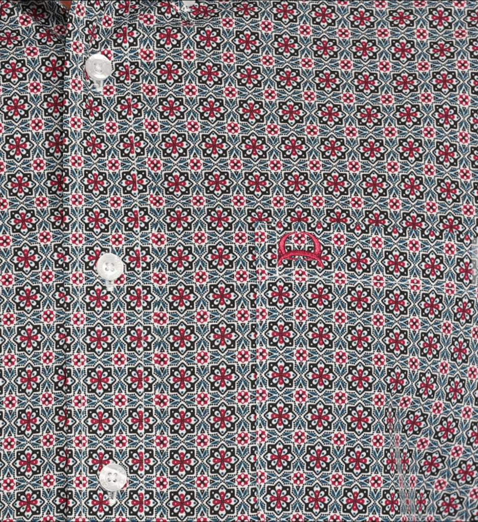 Cinch Geo Western Button Down