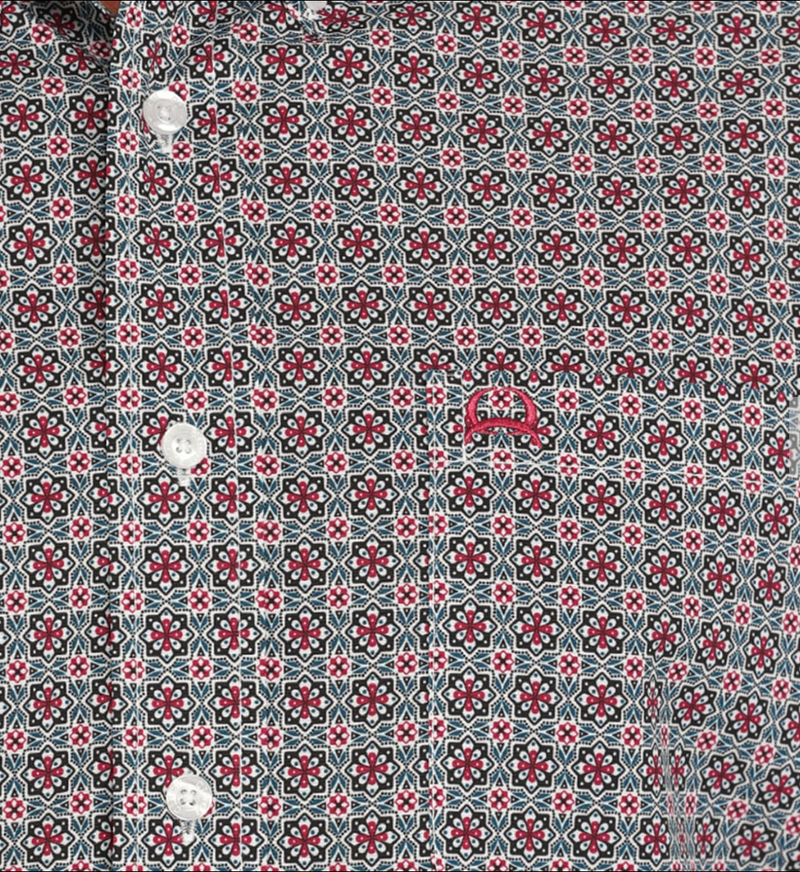 Cinch Geo Western Button Down