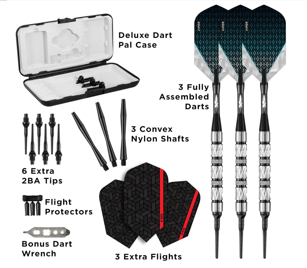 Viper Diamond Tungsten Soft Tip Darts