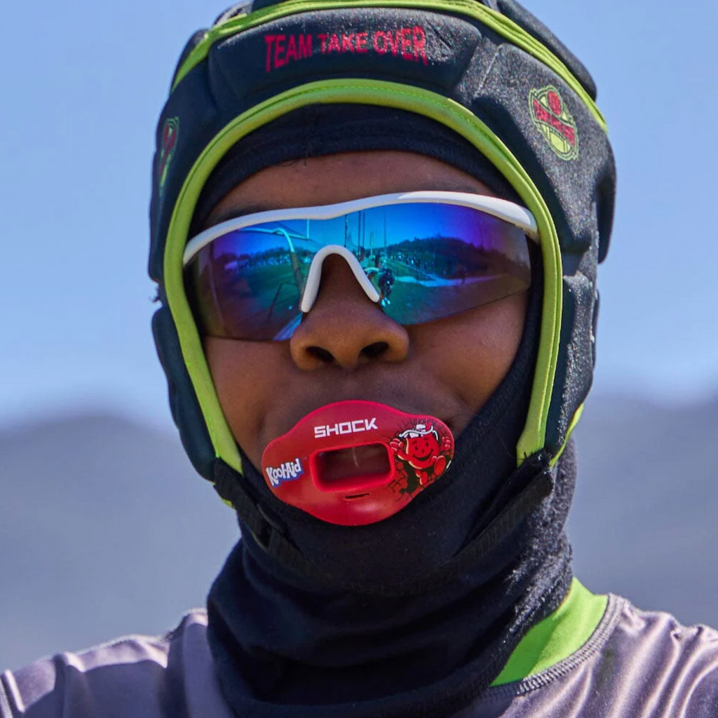 Shock Doctor Max Airflow Cherry Kool-Aid Football Mouthguard