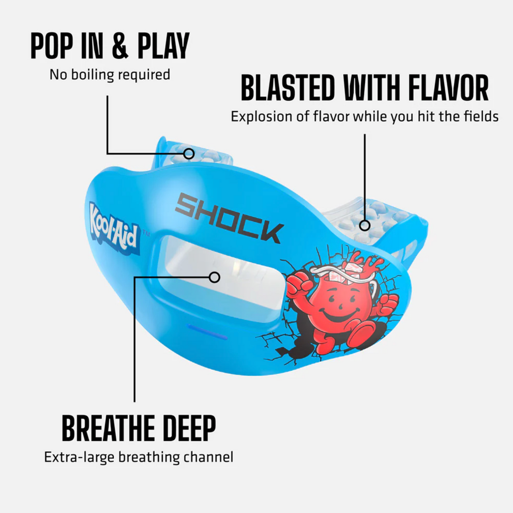 Shock Doctor Max Airflow Tropical Kool-Aid Football Mouthguard