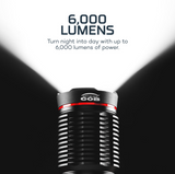 Redline Nebo 6k LED Rechargeable Flashlight and Power Bank
