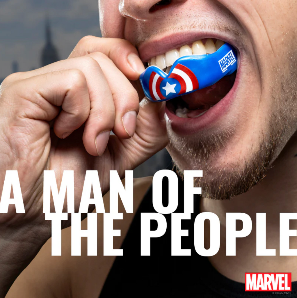 SafeJawz Marvel Captain America Mouthguard