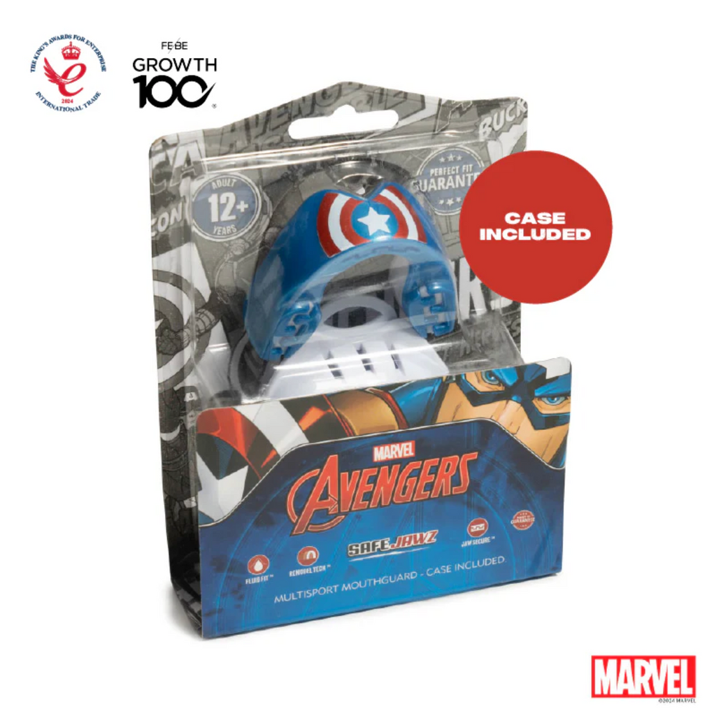 SafeJawz Marvel Captain America Mouthguard