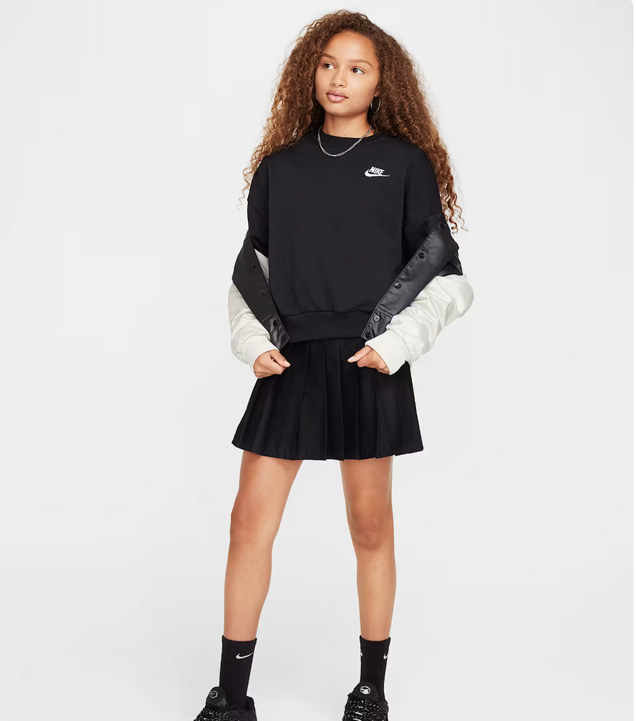 Nike Girls' Club Fleece Crewneck Sweatshirt