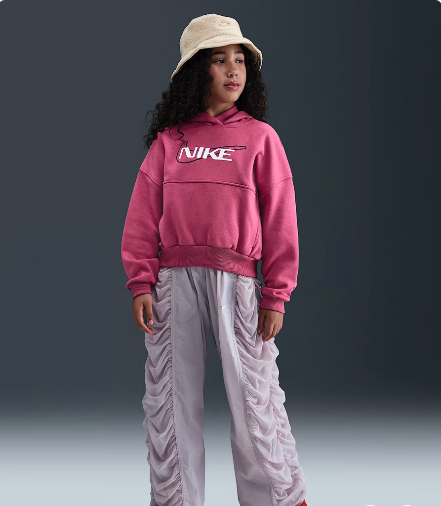 Nike Girls' Club Fleece Oversized Hoodie