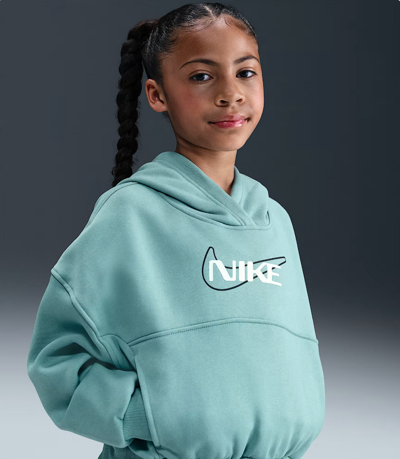 Nike Girls' Club Fleece Crewneck Sweatshirt