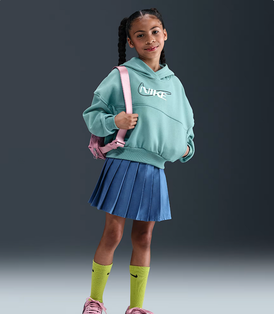 Nike Girls' Club Fleece Crewneck Sweatshirt