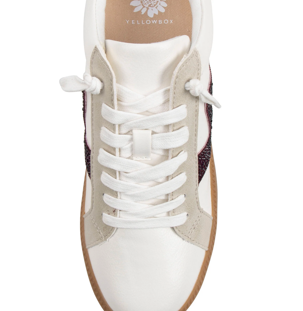Yellow Box Ziti Crystal Sneakers