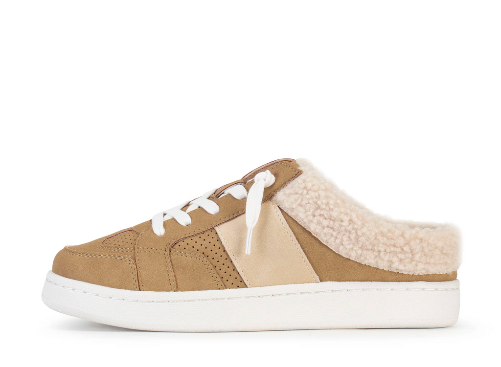 Yellow Box Corbin Shearling Mule Sneaker