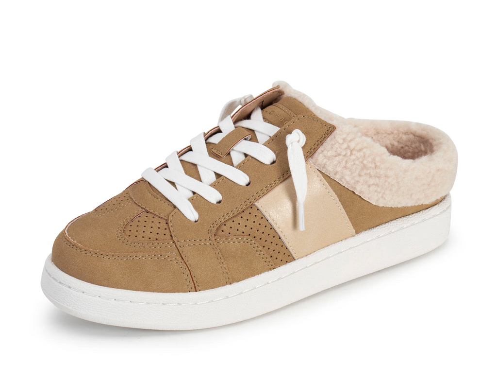Yellow Box Corbin Shearling Mule Sneaker
