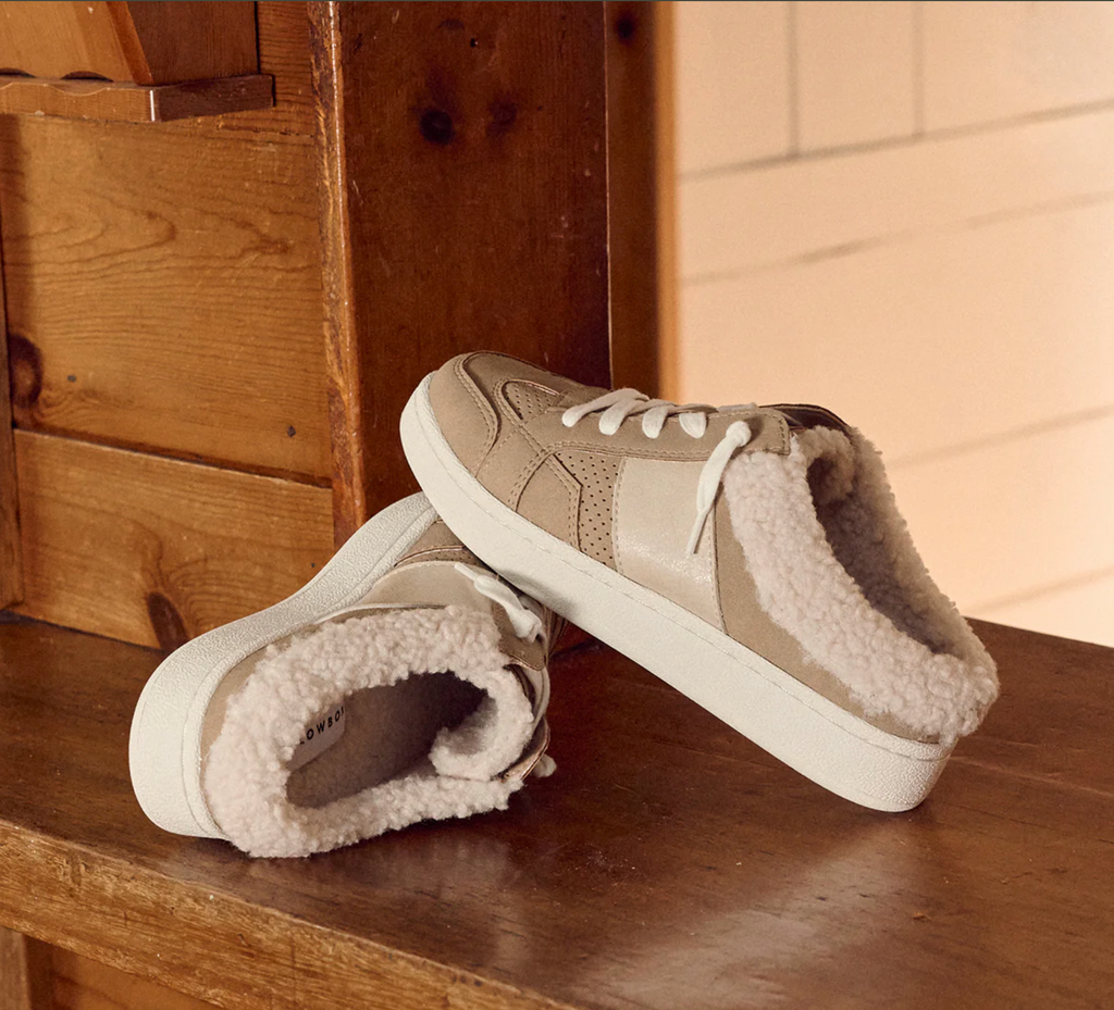 Yellow Box Corbin Shearling Mule Sneaker