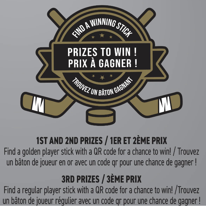 Bauer 2025 Mystery Minis Plastic Mini Hockey Stick