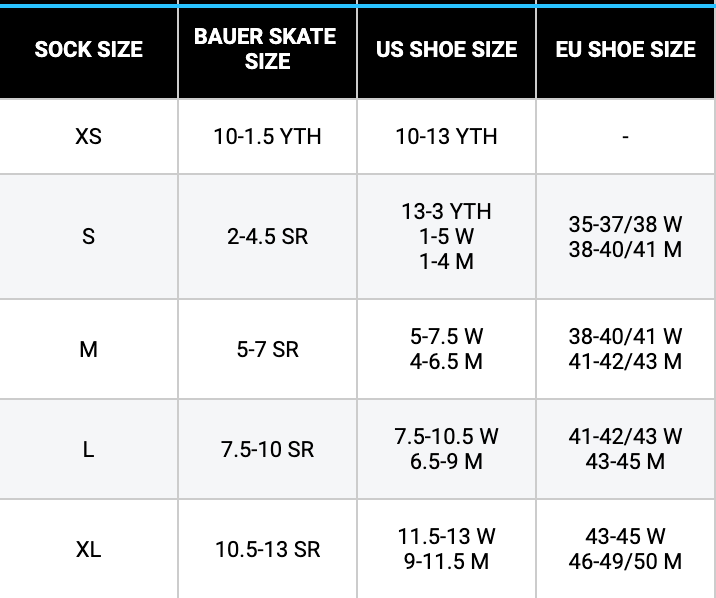 S25 Bauer Tall Performance Skate Socks Senior