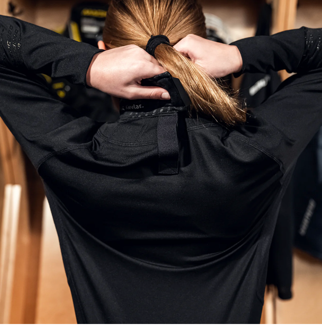 Bauer Long Sleeve Cut-Resistant Neck Protector Base Layer Youth