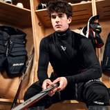 Bauer Long Sleeve Cut-Resistant Neck Protector Base Layer Senior