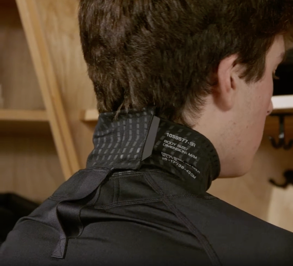 Bauer Long Sleeve Cut-Resistant Neck Protector Base Layer Senior