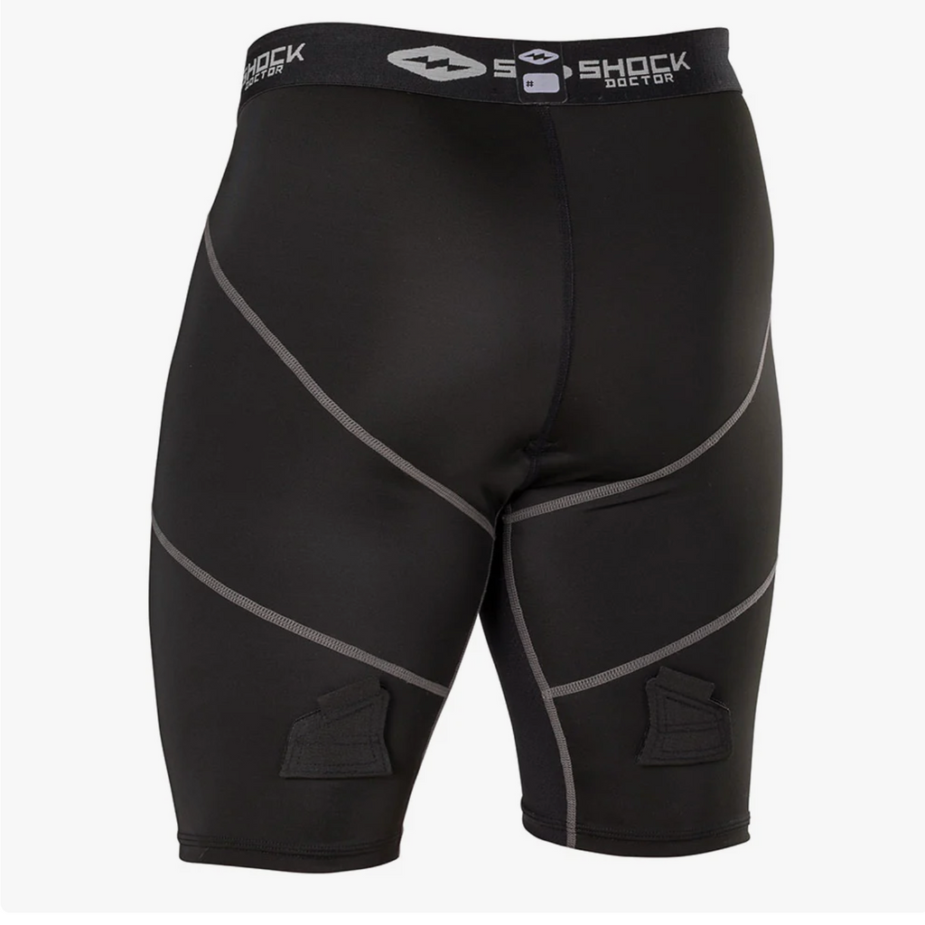 Shock Doctor Men's and Boy's Compression Hockey Short with Flex Cup