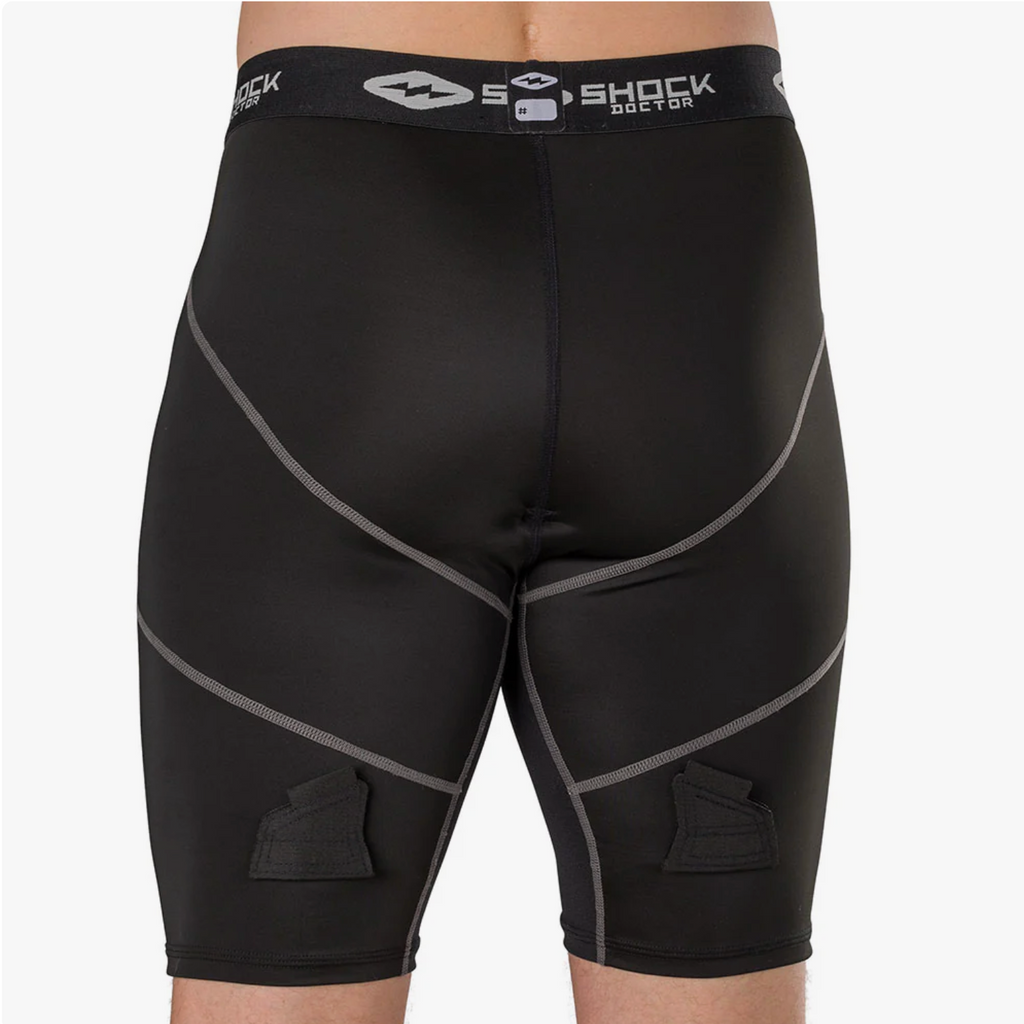 Shock Doctor Men's and Boy's Compression Hockey Short with Flex Cup