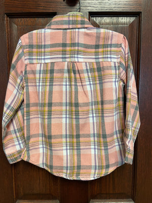 Lia Toddler Girl's Flannel Top