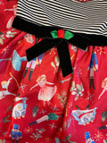Striped Nutcracker Toddler Girl Christmas Dress