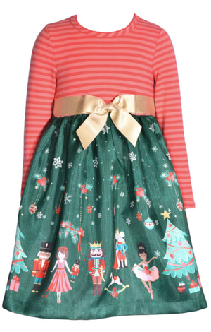 Nutcracker Toddler Girl Christmas Dress