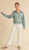 Dahlia Half-zip Sweater