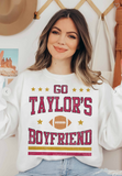 "Go Taylor's Boyfriend" Crew Neck Sweater
