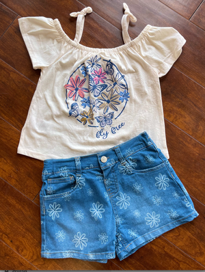 Girls' Fly Free Top and Shorts Set