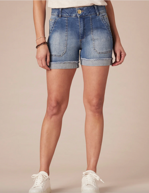 Women's Democracy "Ab" Solution High Rise Vintage Shorts