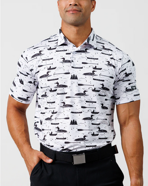 Men's Waggle Loon Polo