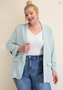 Curvy Open Blazer