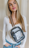 Jacie Clear Stadium Bag