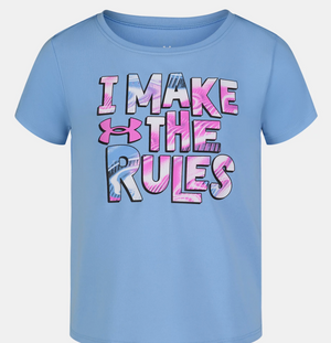 Little Girls' UA Tech "Make Rules" Tee