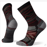 Smartwool Hike Mountain Range Pattern Crew Socks