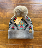 C.C. Aztec Pom Hat