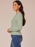 Democracy Pointelle Sweater