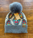 C.C. Aztec Pom Hat