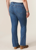 Curvy "Ab" solution High Rise Itty Bitty Boot Democracy Jeans