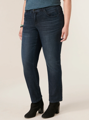 Curvy "Ab" solution Straight Leg Democracy Jeans