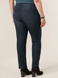 Curvy "Ab" solution Straight Leg Democracy Jeans