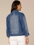 Democracy Barrel Sleeve Denim Jacket