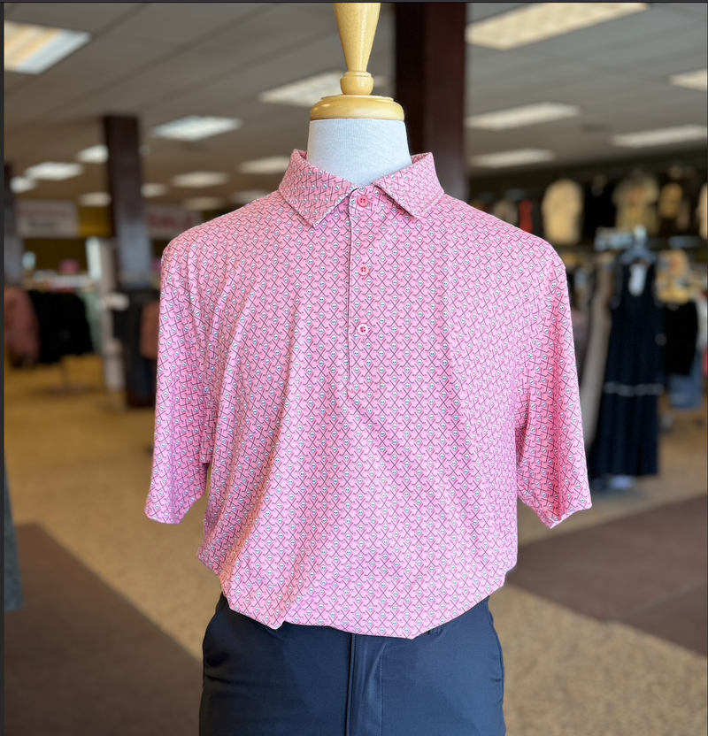 Men's Skull Golf Polo