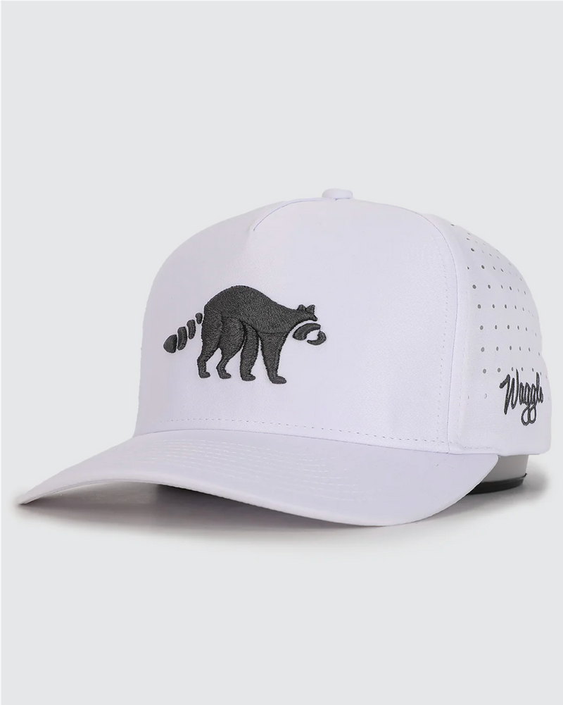 Waggle Bev Cart Raccoon Golf Hat