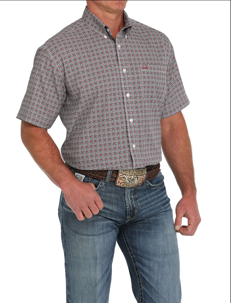 Cinch Geo Western Button Down