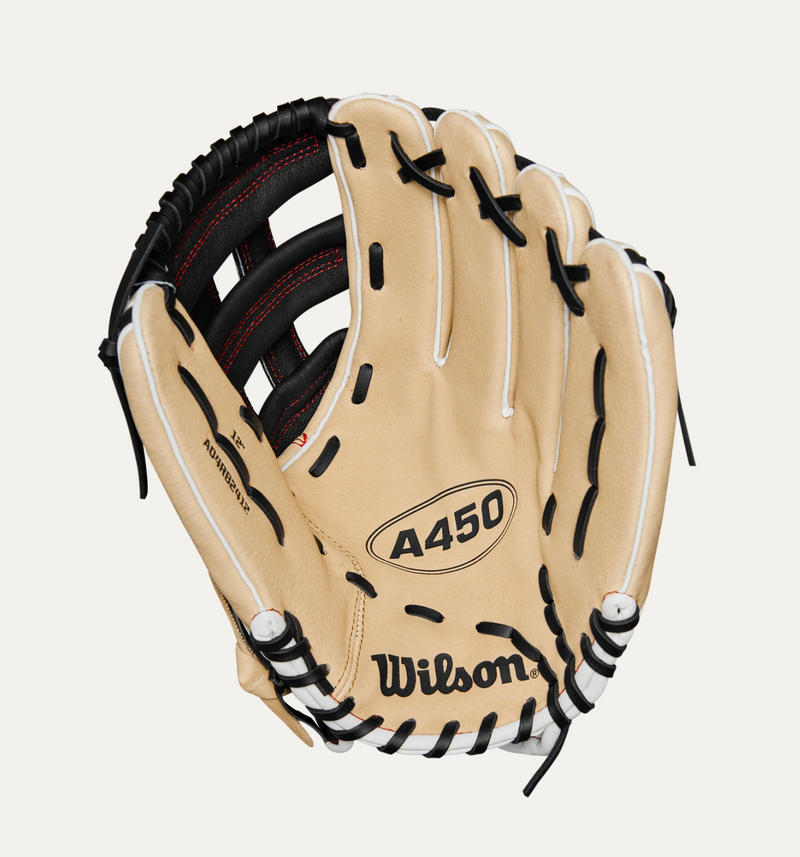 Wilson A450 Youth Outfield 12 Inch Baseball Glove
