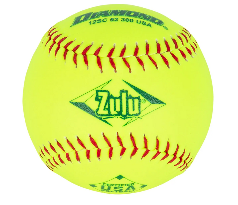 Diamond Zulu 12SC 52/300 USA Slowpitch Softballs